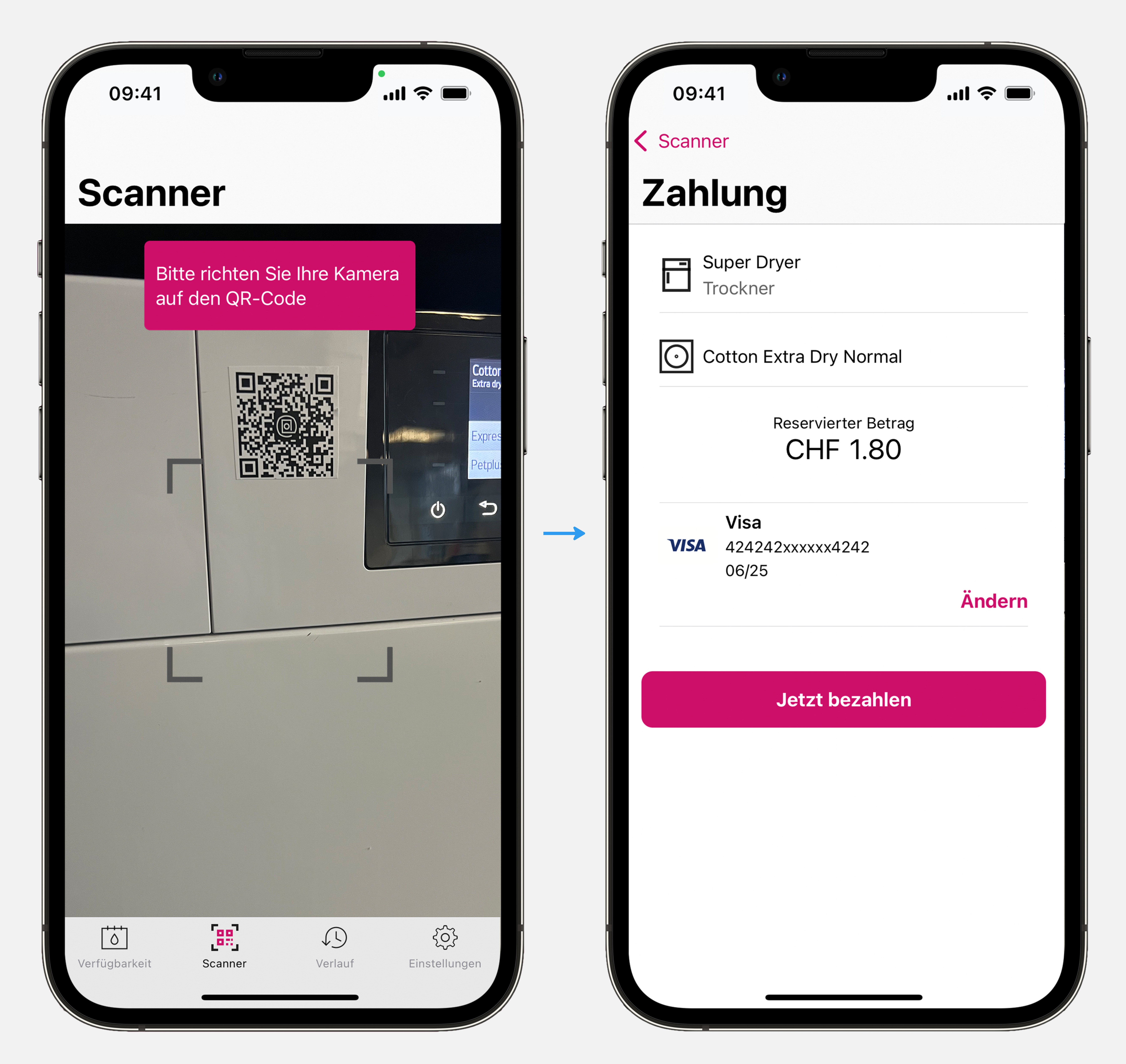Scanner & Zahlung Scanner & Zahlung